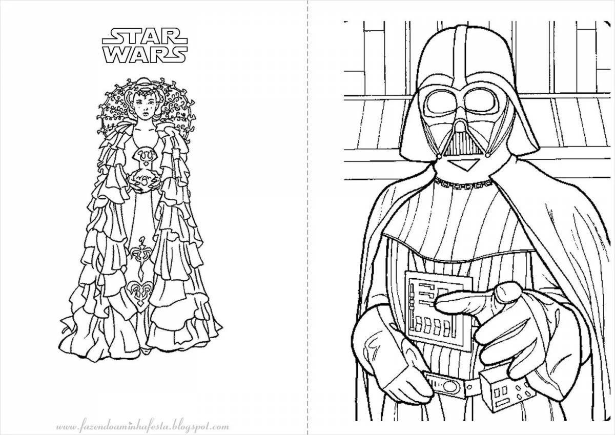 Large death star coloring page