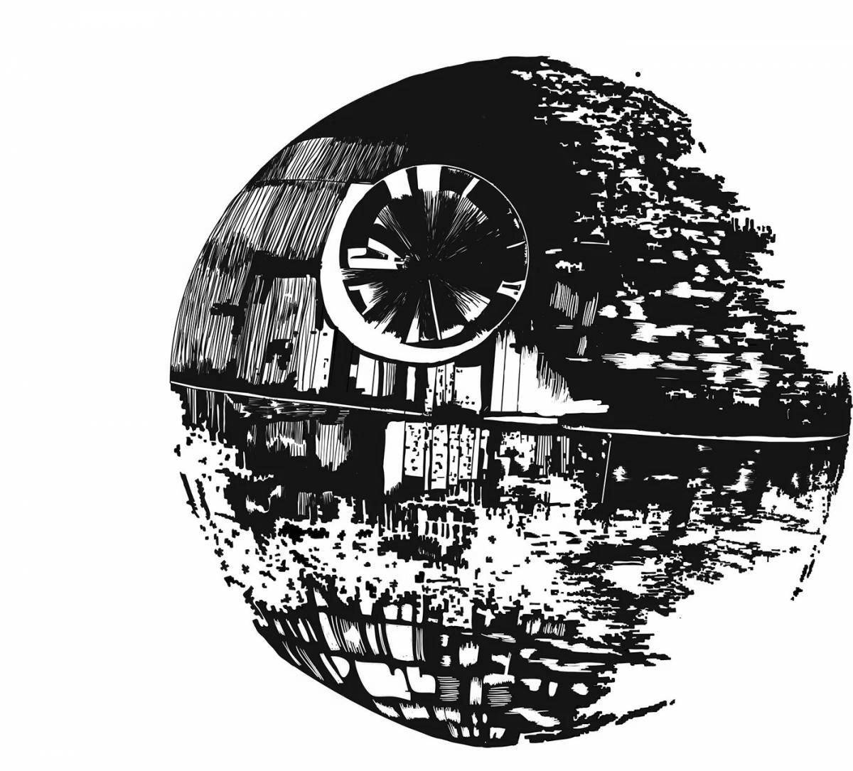 Fabulous death star coloring book