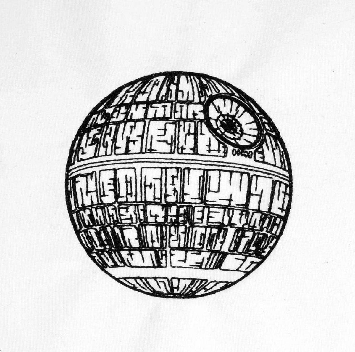 Coloring bright death star