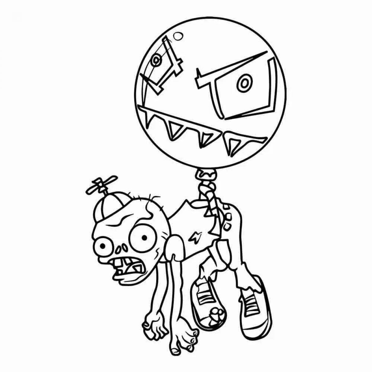 Amazing coloring book doctor zombie boss