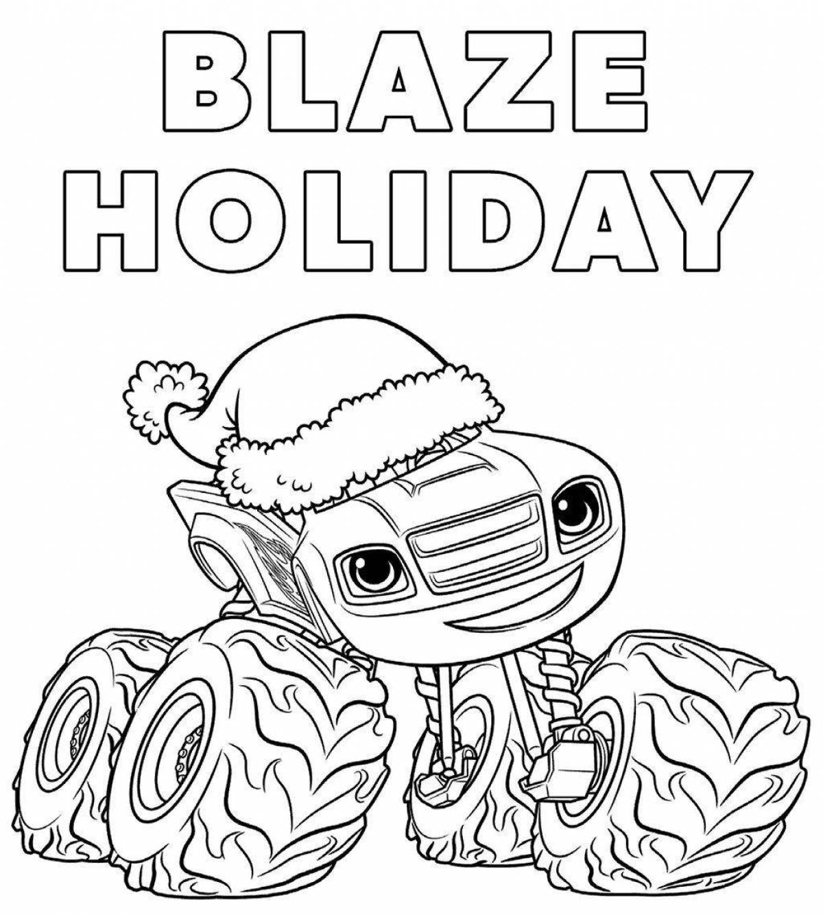 Innovative flash drawing coloring page