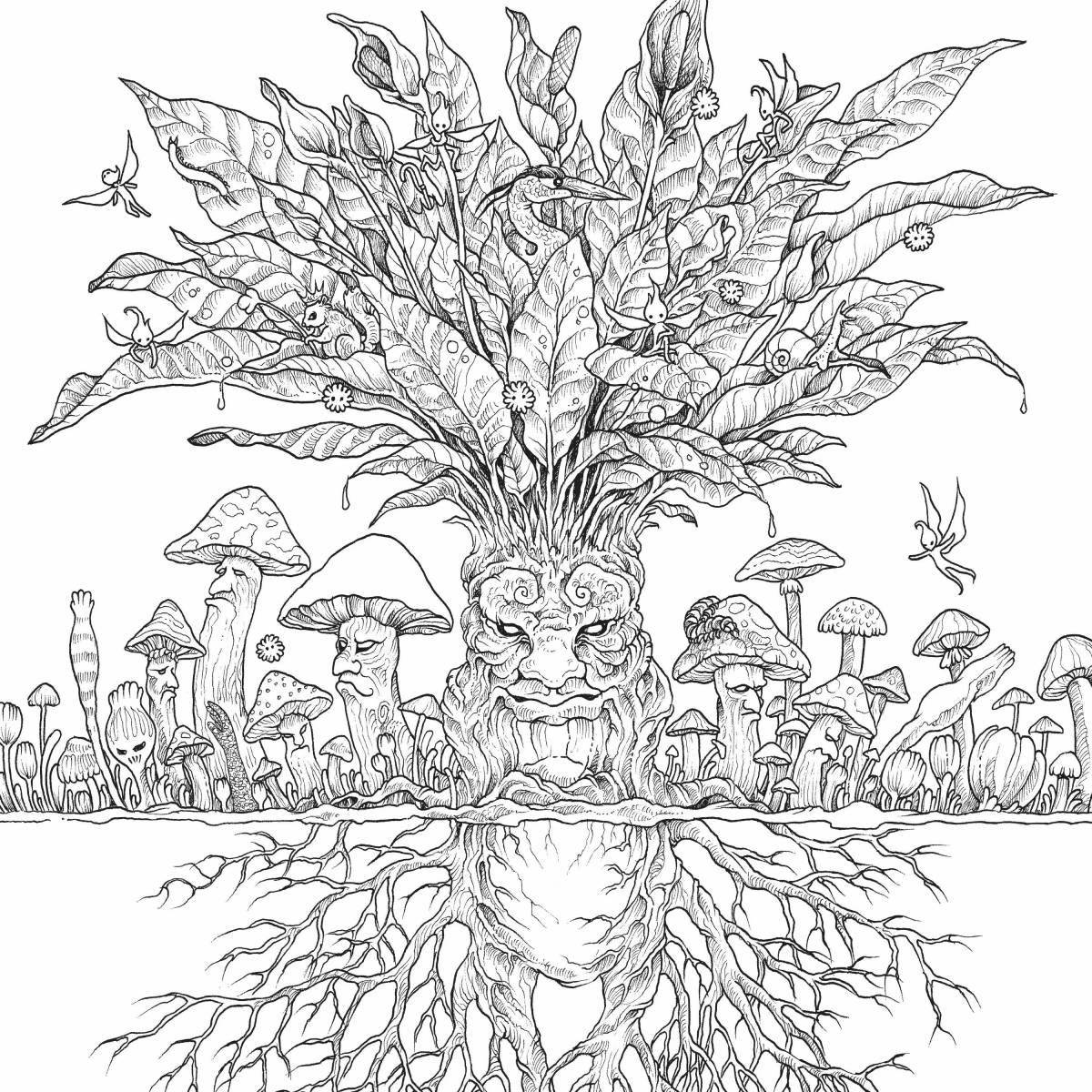 Exciting coloring extreme anamorphoses