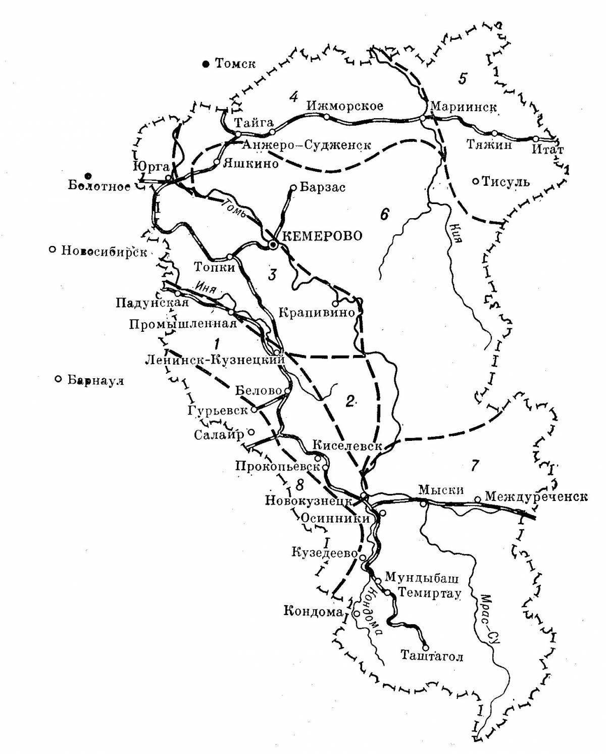 Крапивино кемеровская область карта