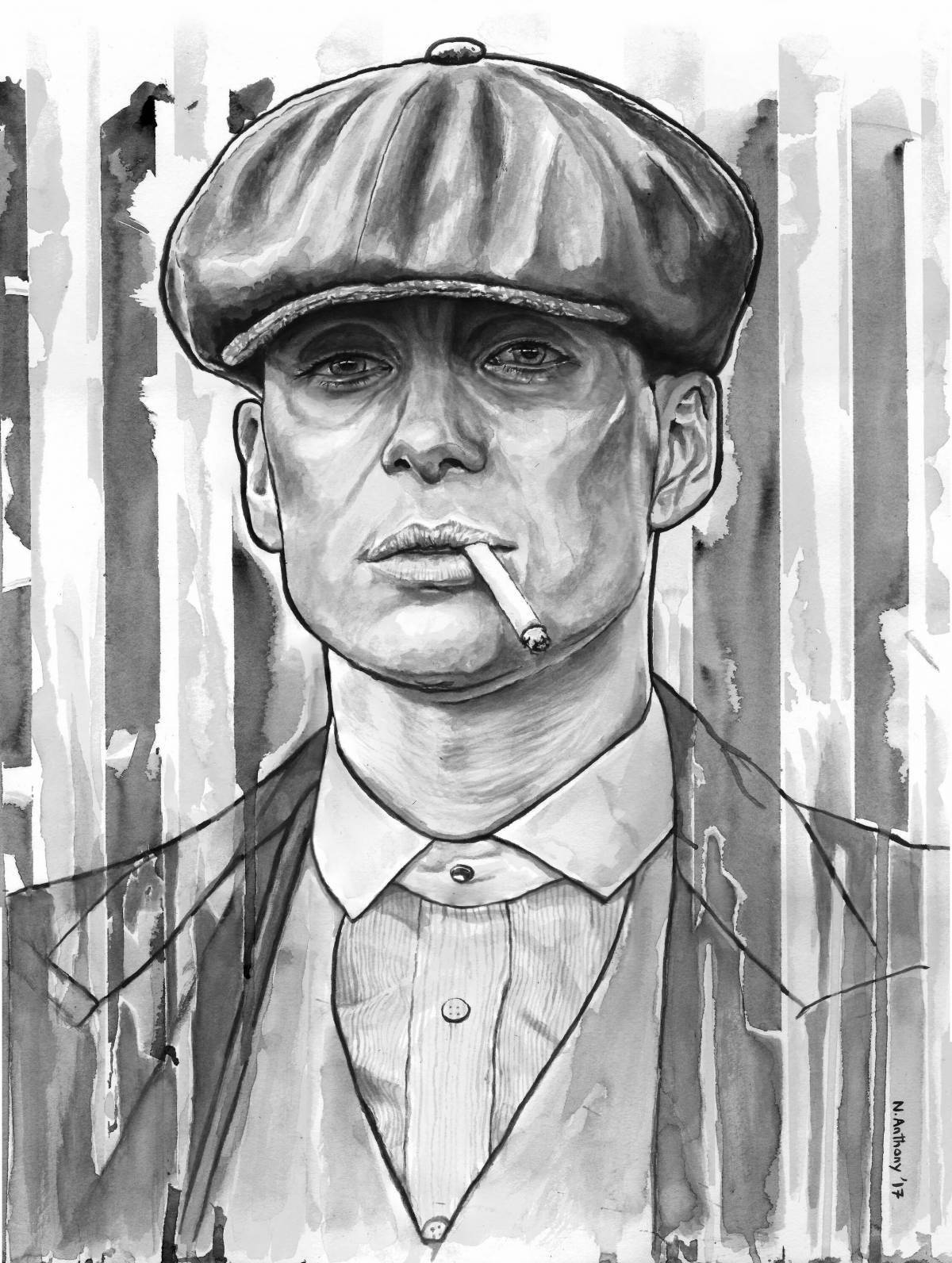 Рисунок томаса шелби