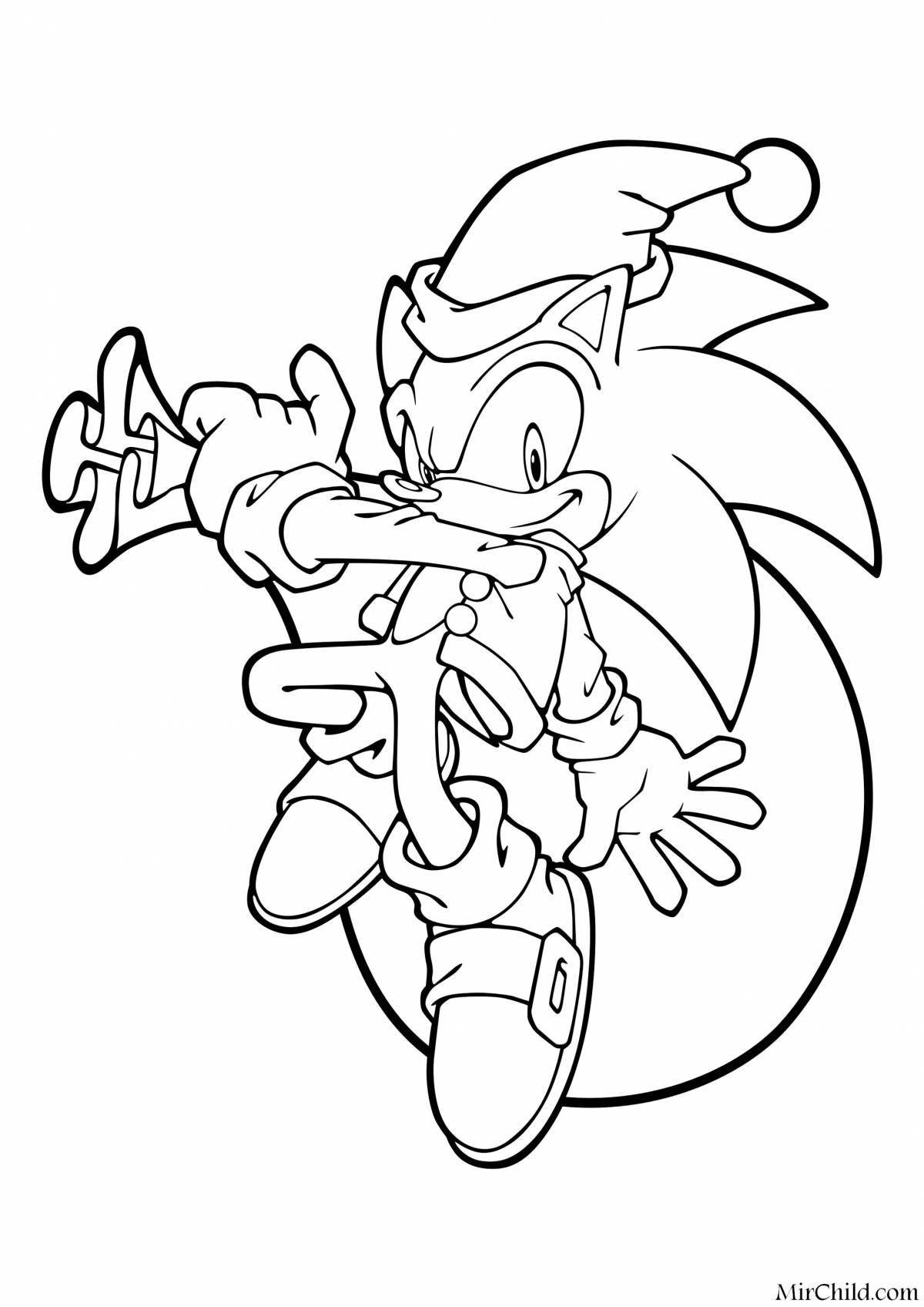 Sonic prime deluxe coloring book