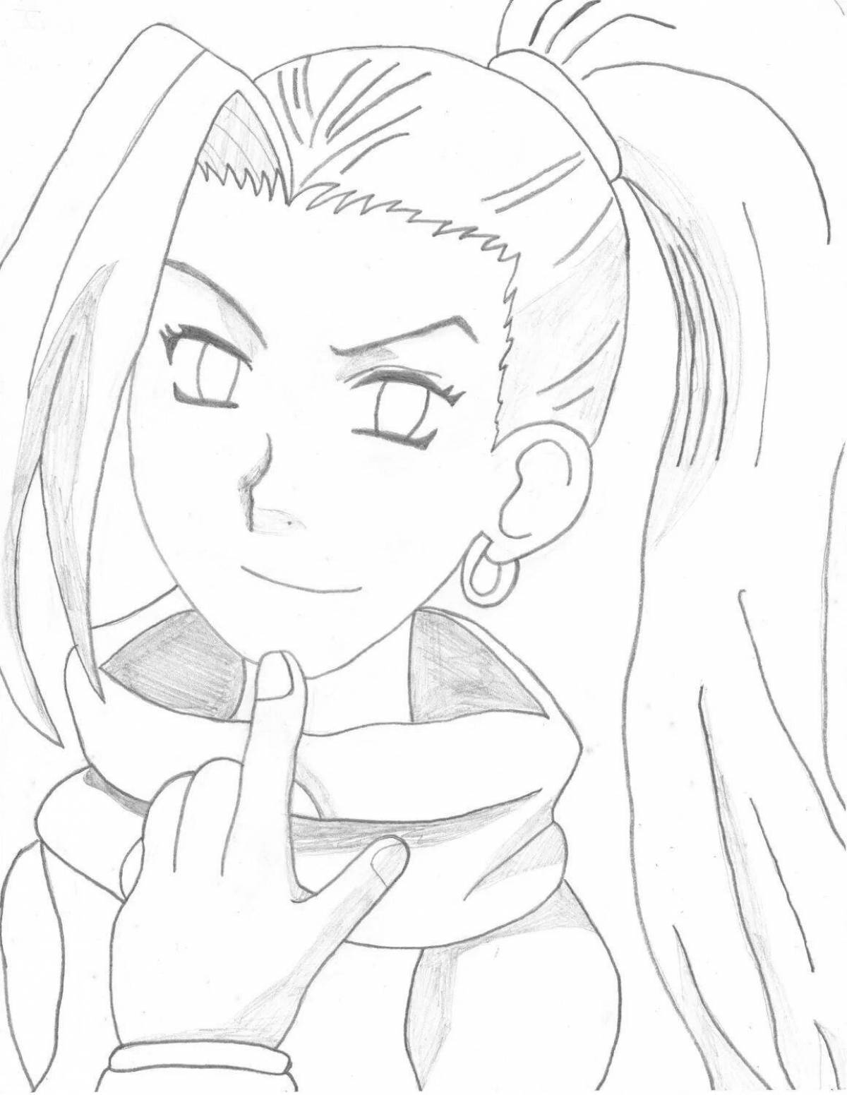 Coloring book blessed ino yamanaka