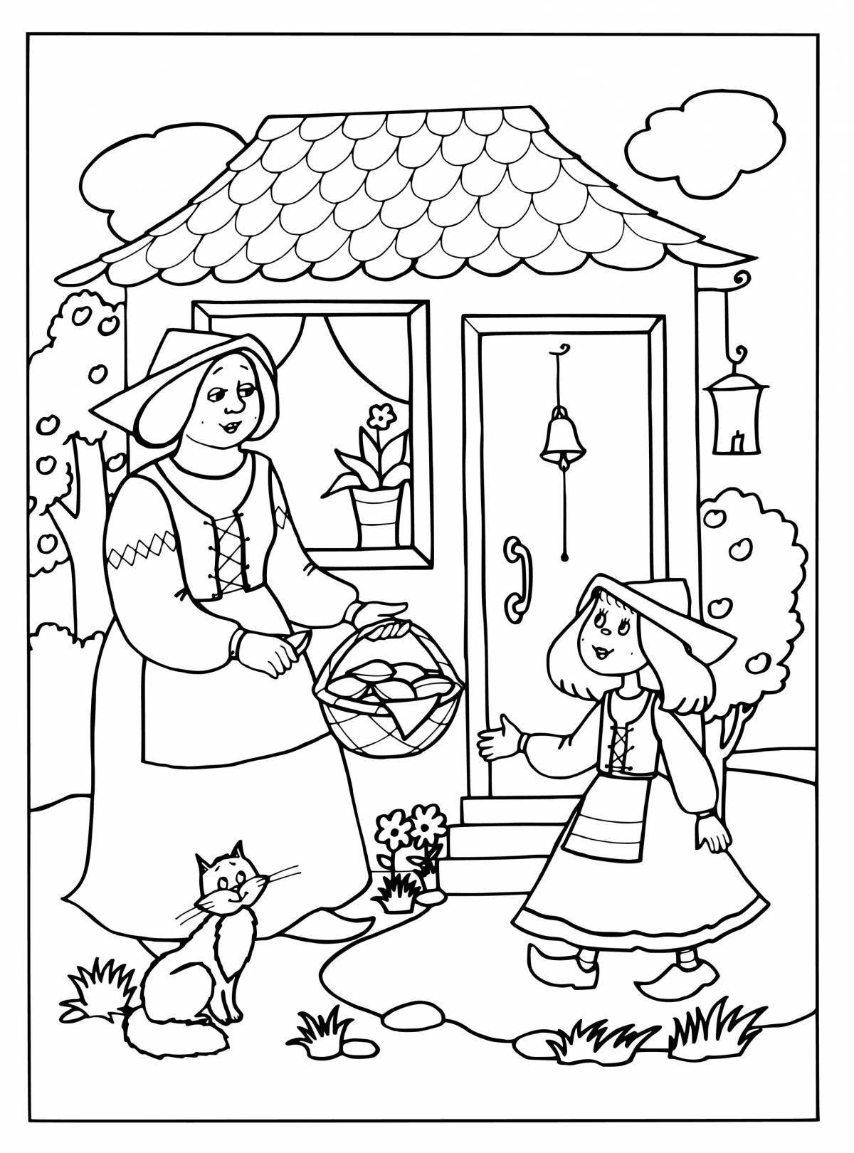 Coloring book funny kyzyl telpek