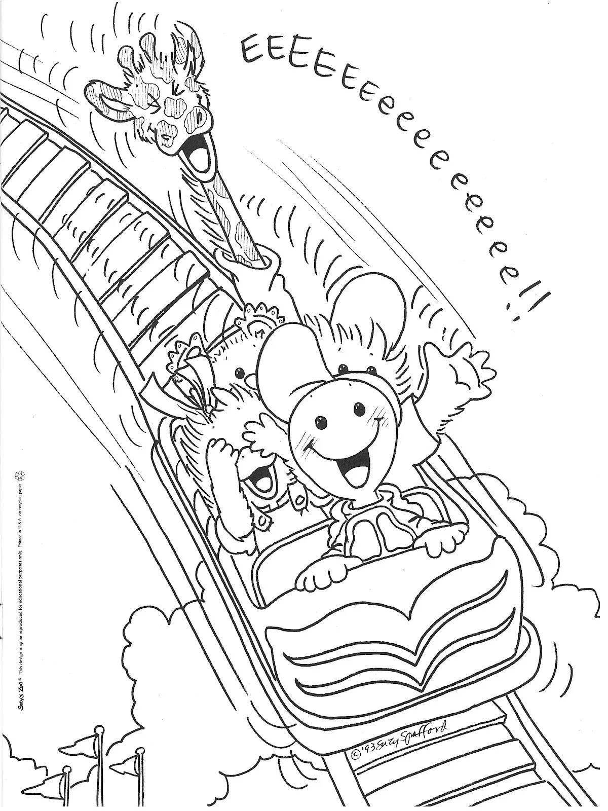 Vibrant bitter eater coloring page