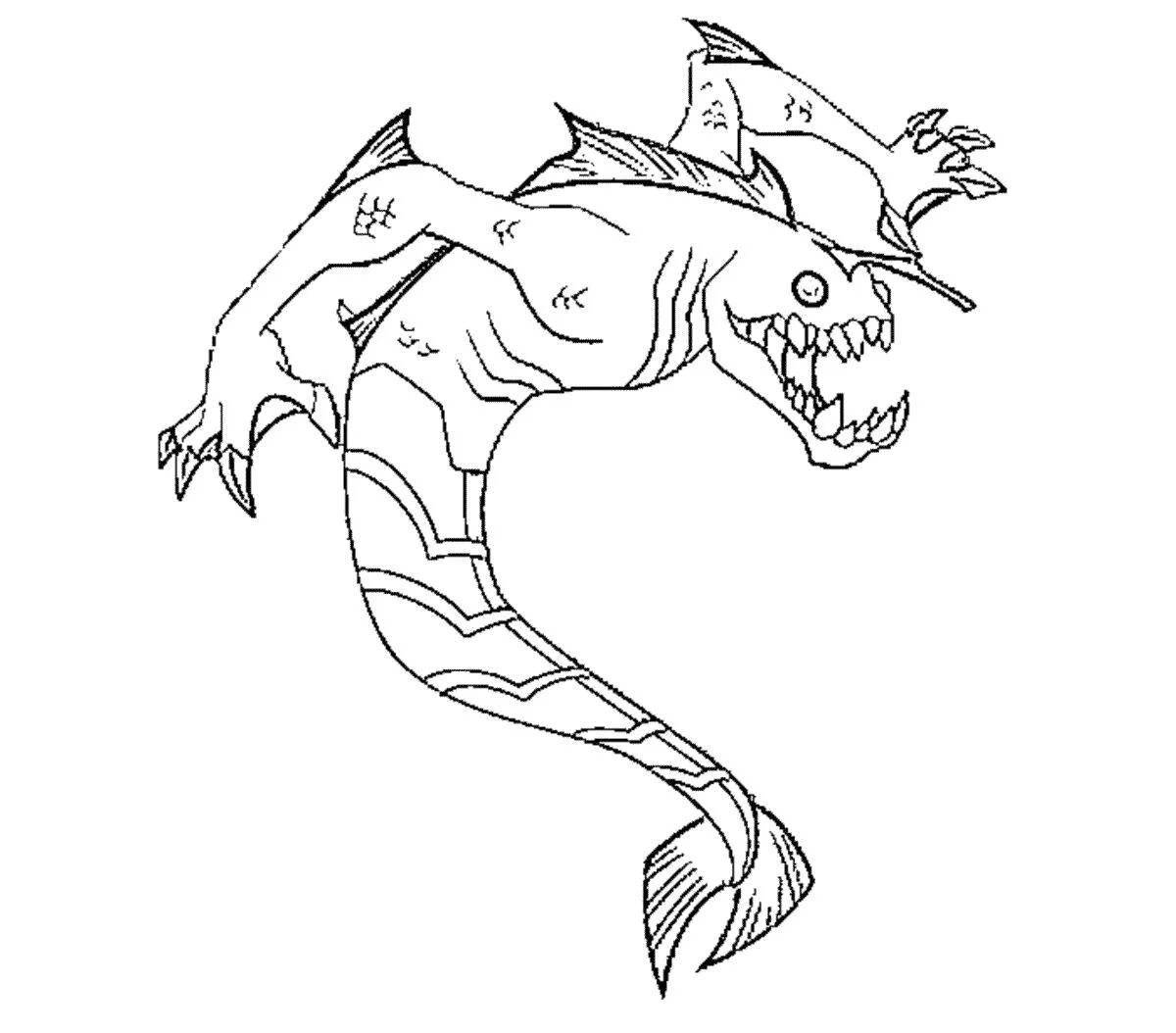 Fun coloring of the bitter eater