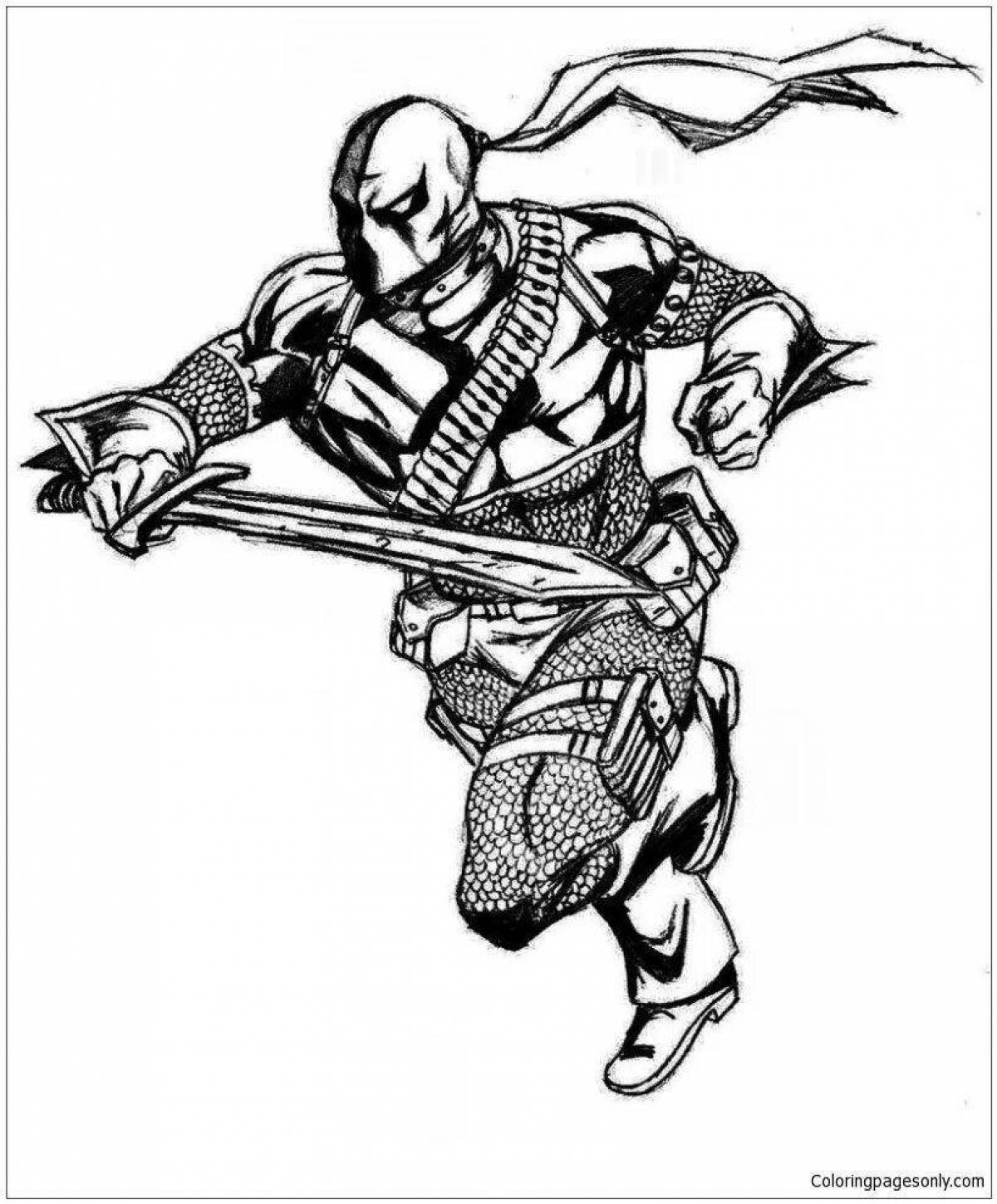 Playful injustice 2 coloring page