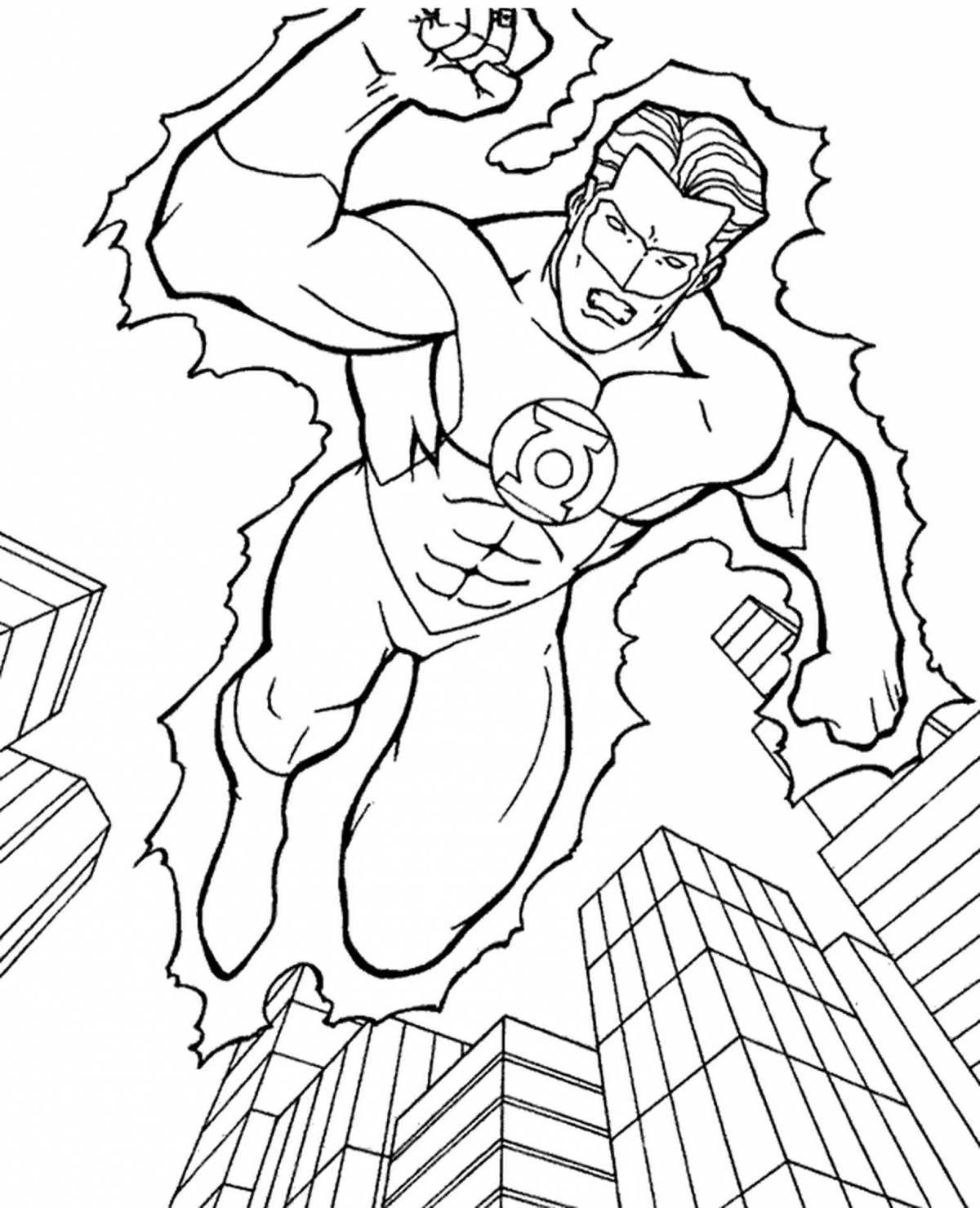 Radiant injustice 2 coloring page
