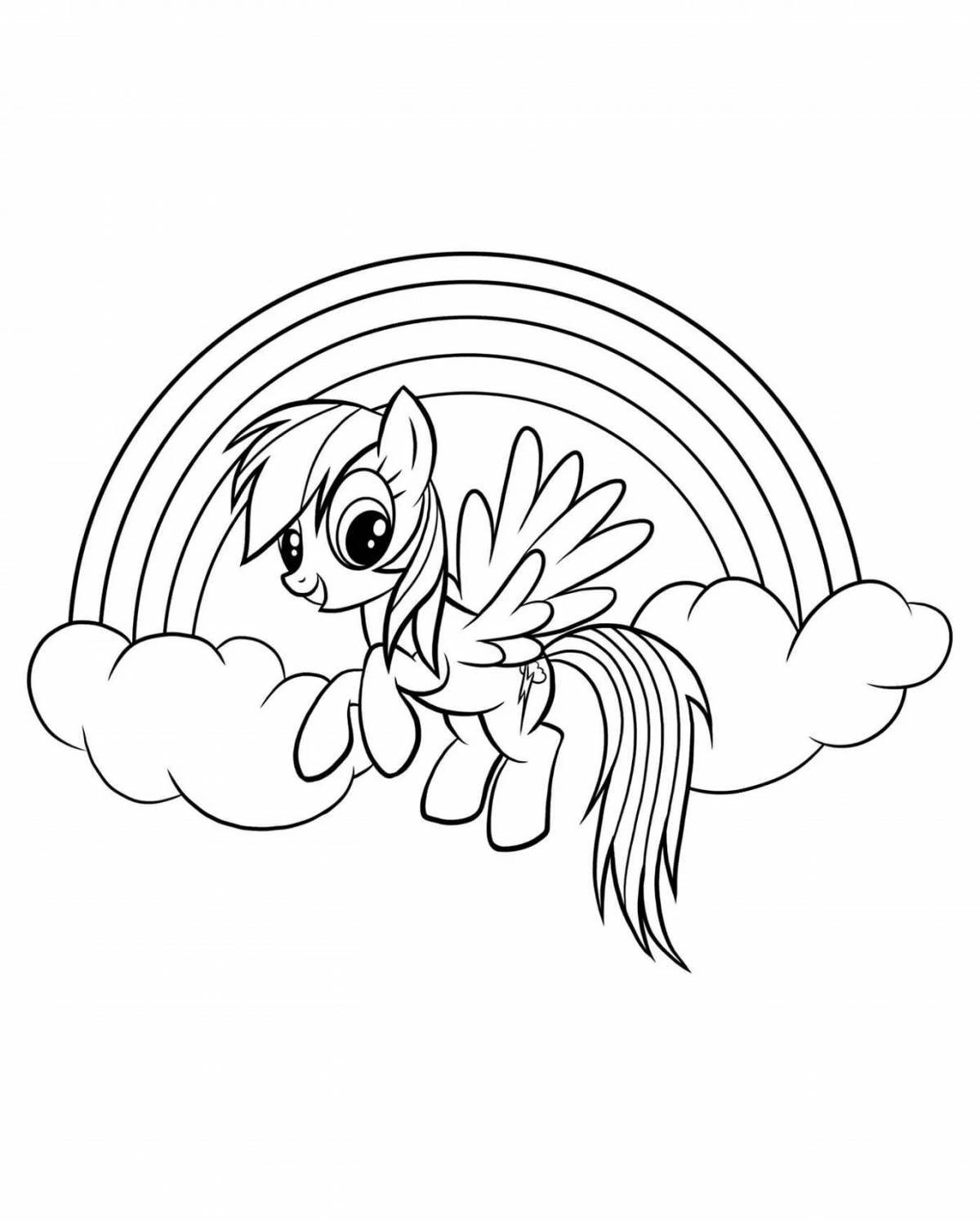 Lovely ramball dash coloring page