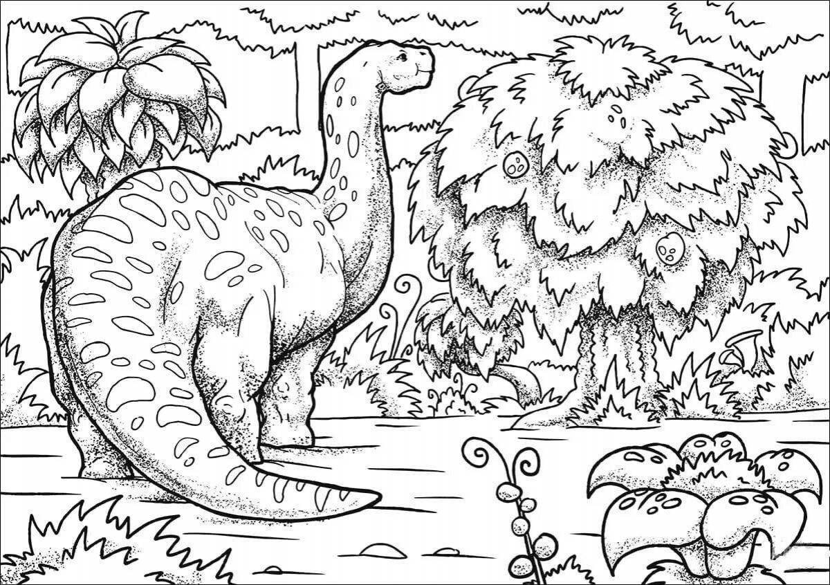 Fun Paleozoic coloring book