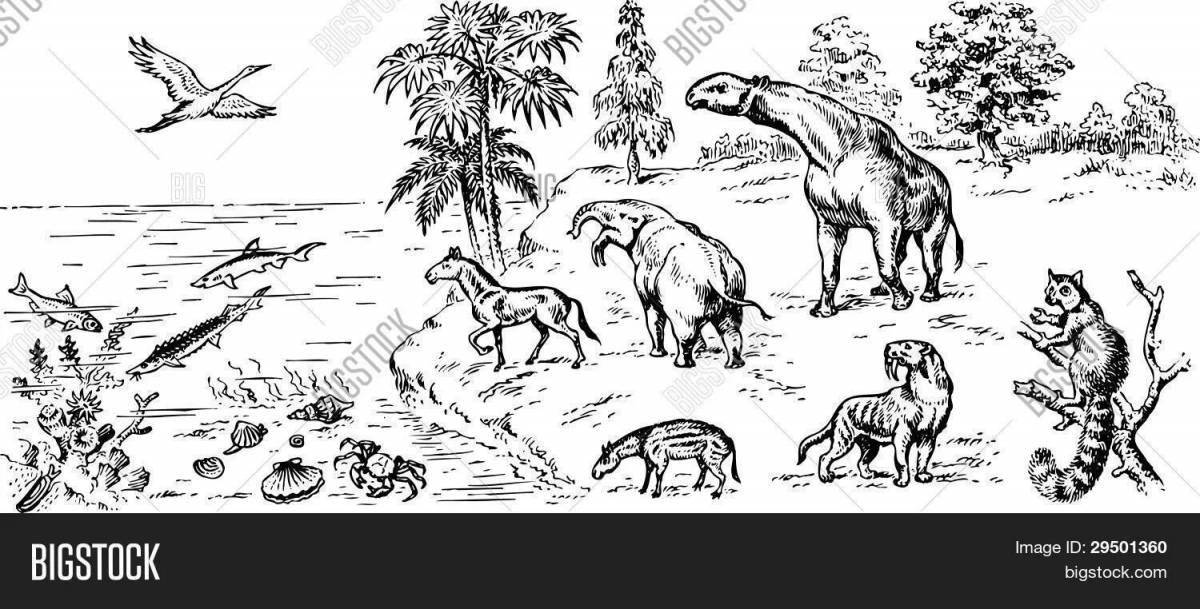 Calm paleozoic coloring