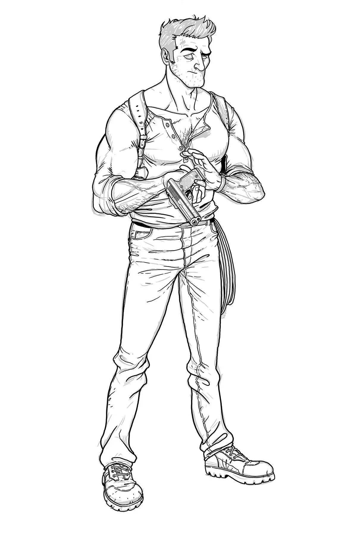 Uncharted 4 bright coloring