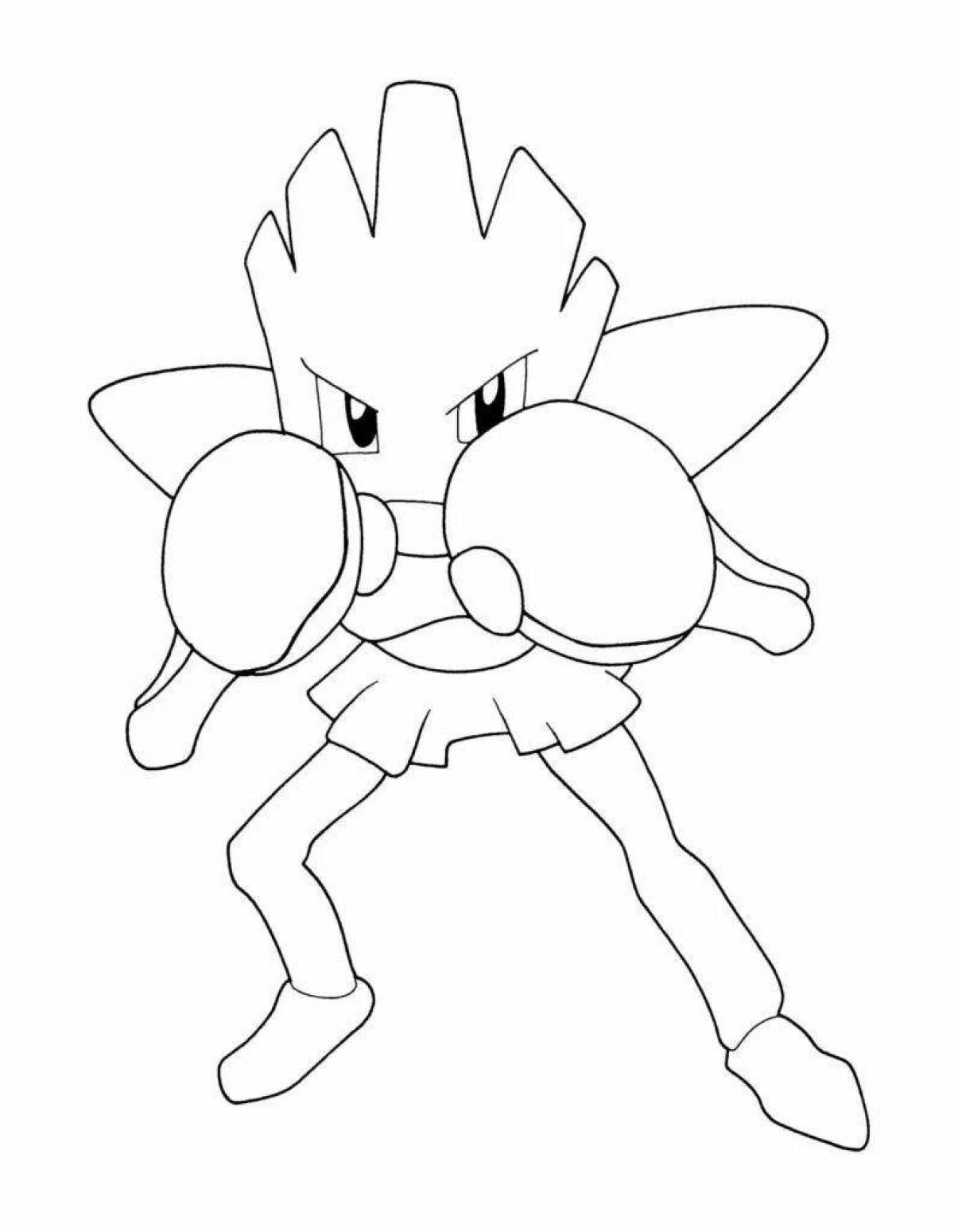 Раскраска Великая раскраска покемон тортвиг