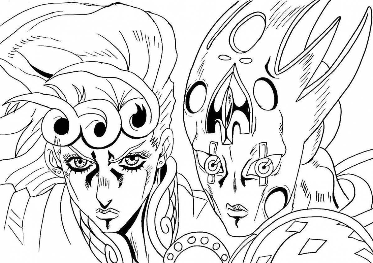 Jojo's fun coloring game