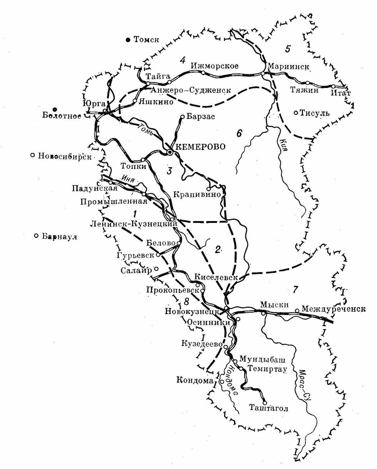 Coloring page charming Kemerovo region