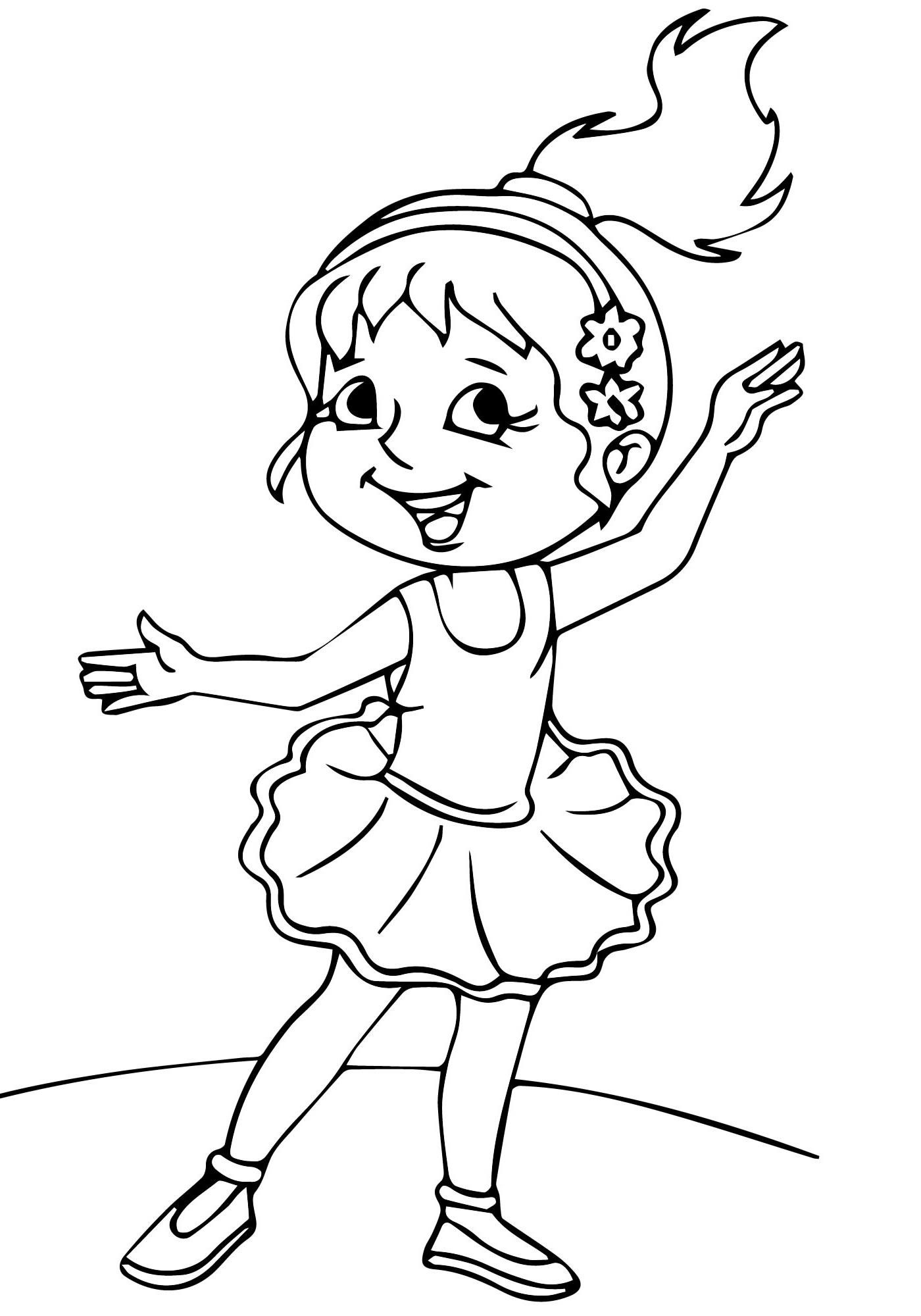 Танцевать и рисовать. Девочка раскраска для детей. Танцы раскраска для детей. Рисунки для раскраски для девочек. Танцующая девочка раскраска.