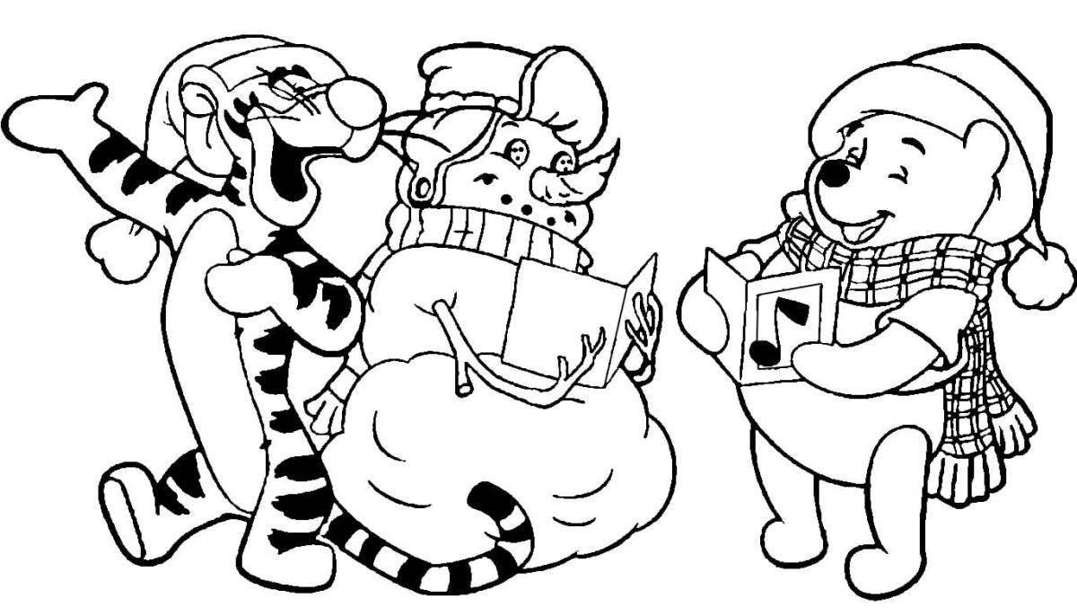 Animated Christmas characters