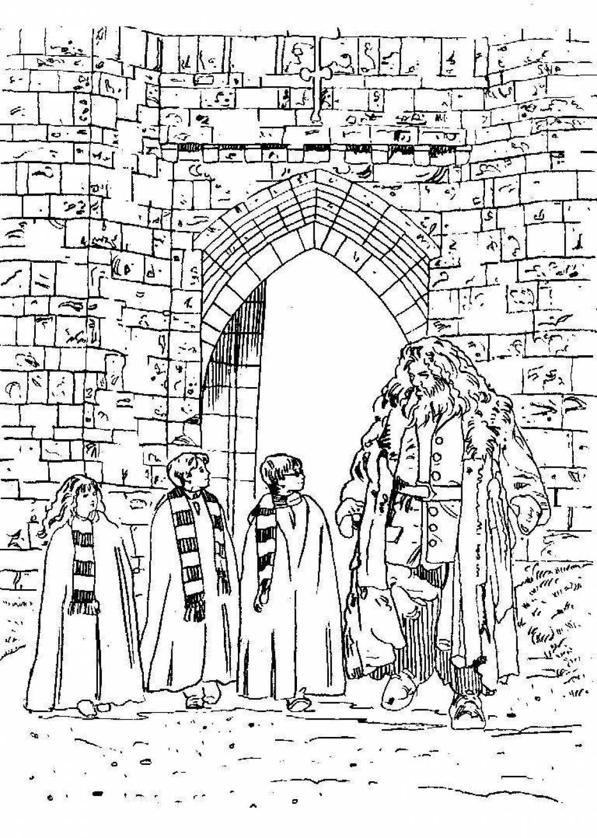 Photo Glorious goblet of fire coloring page