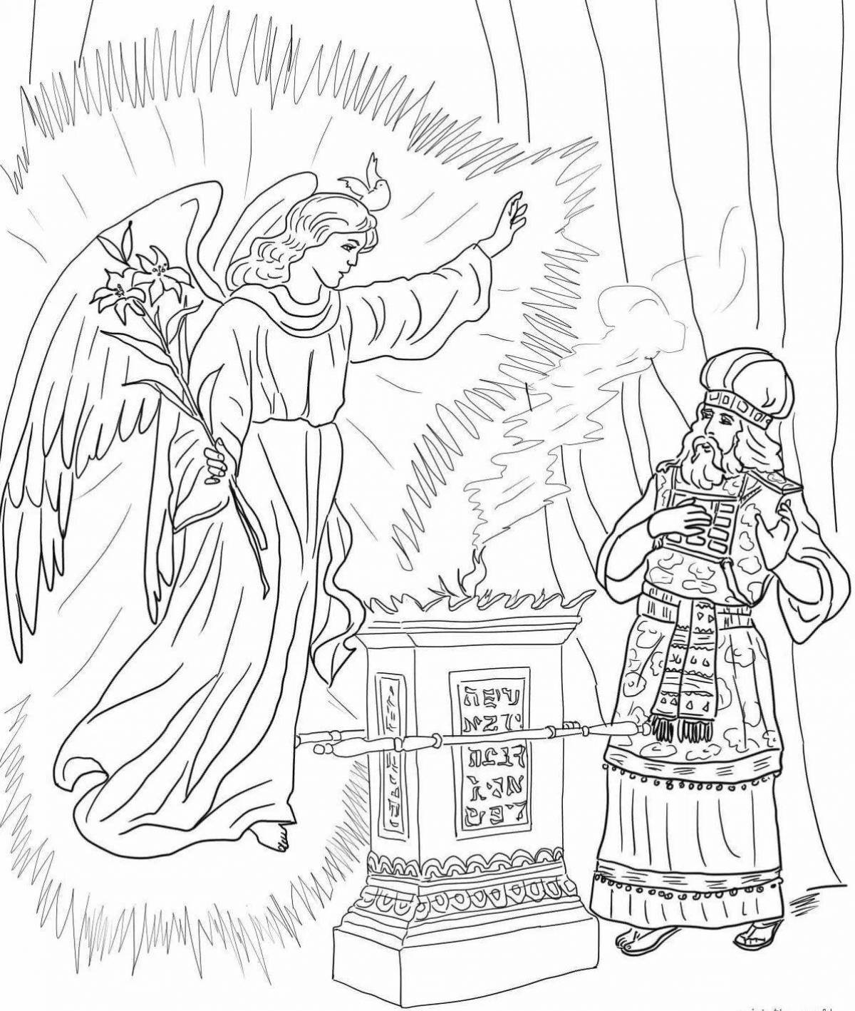Coloring page dazzling Epiphany frosts