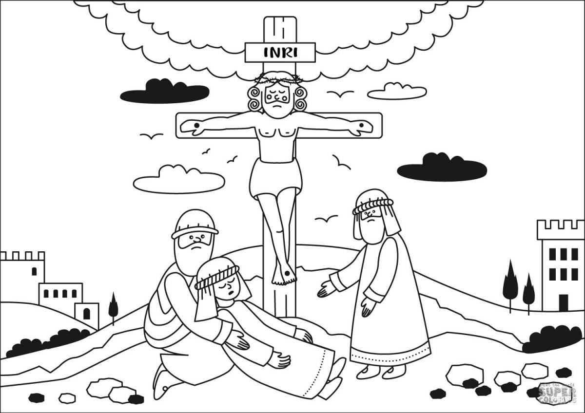 Coloring page violent Epiphany frosts