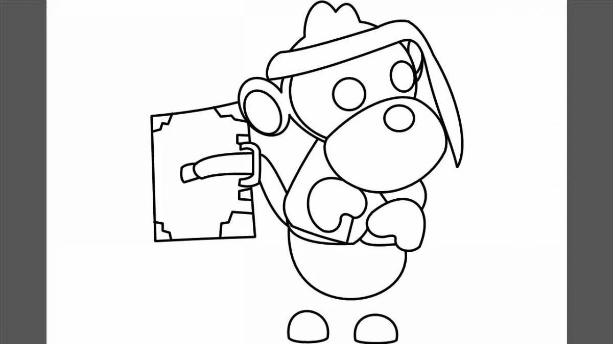 Beautiful adobe me coloring page