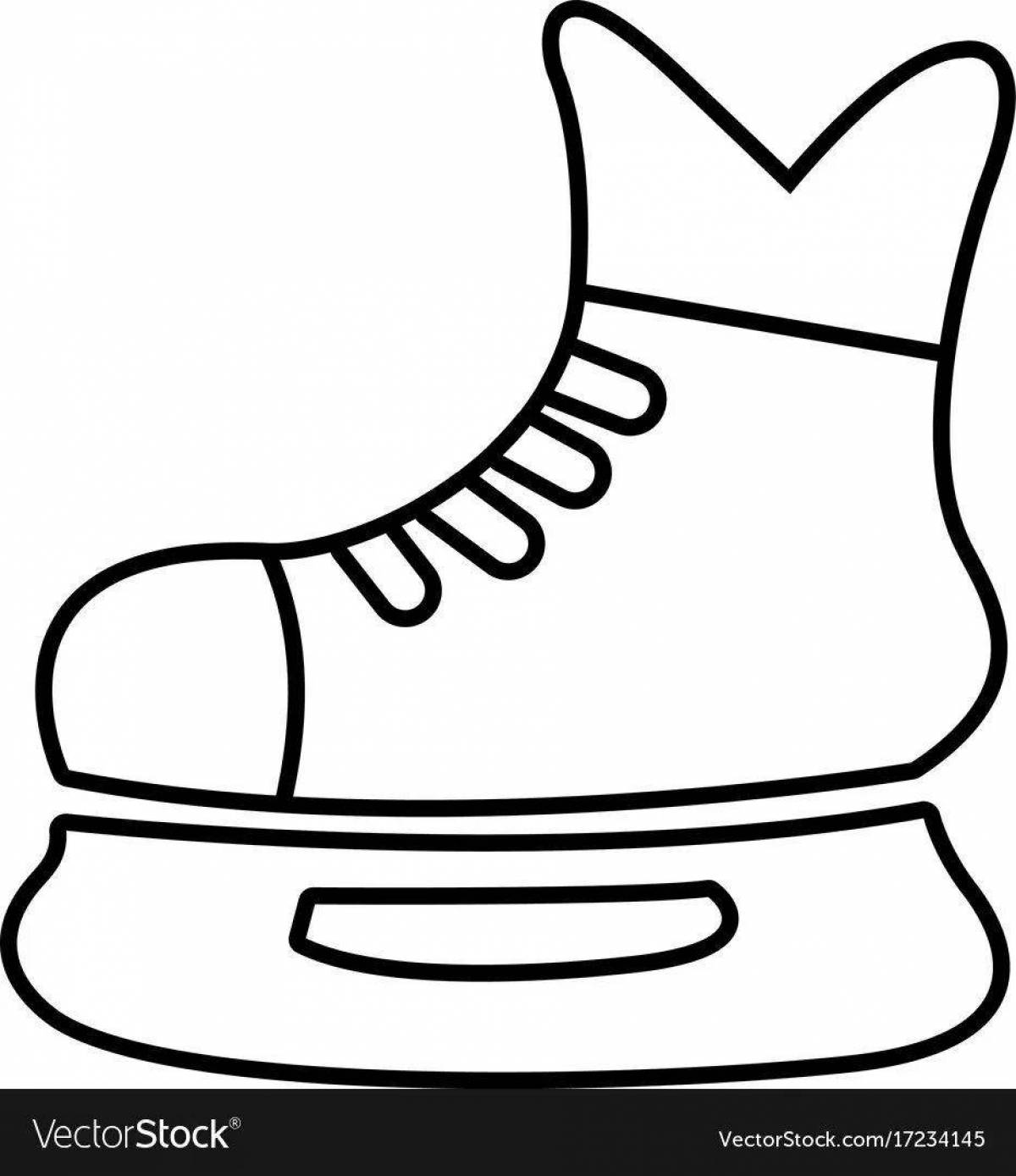Joy skate coloring page