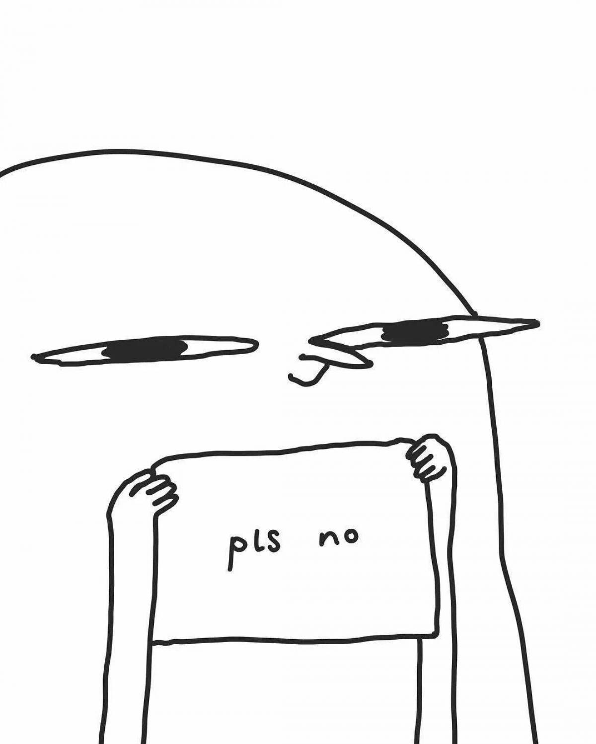 Creative meme coloring pages 2022