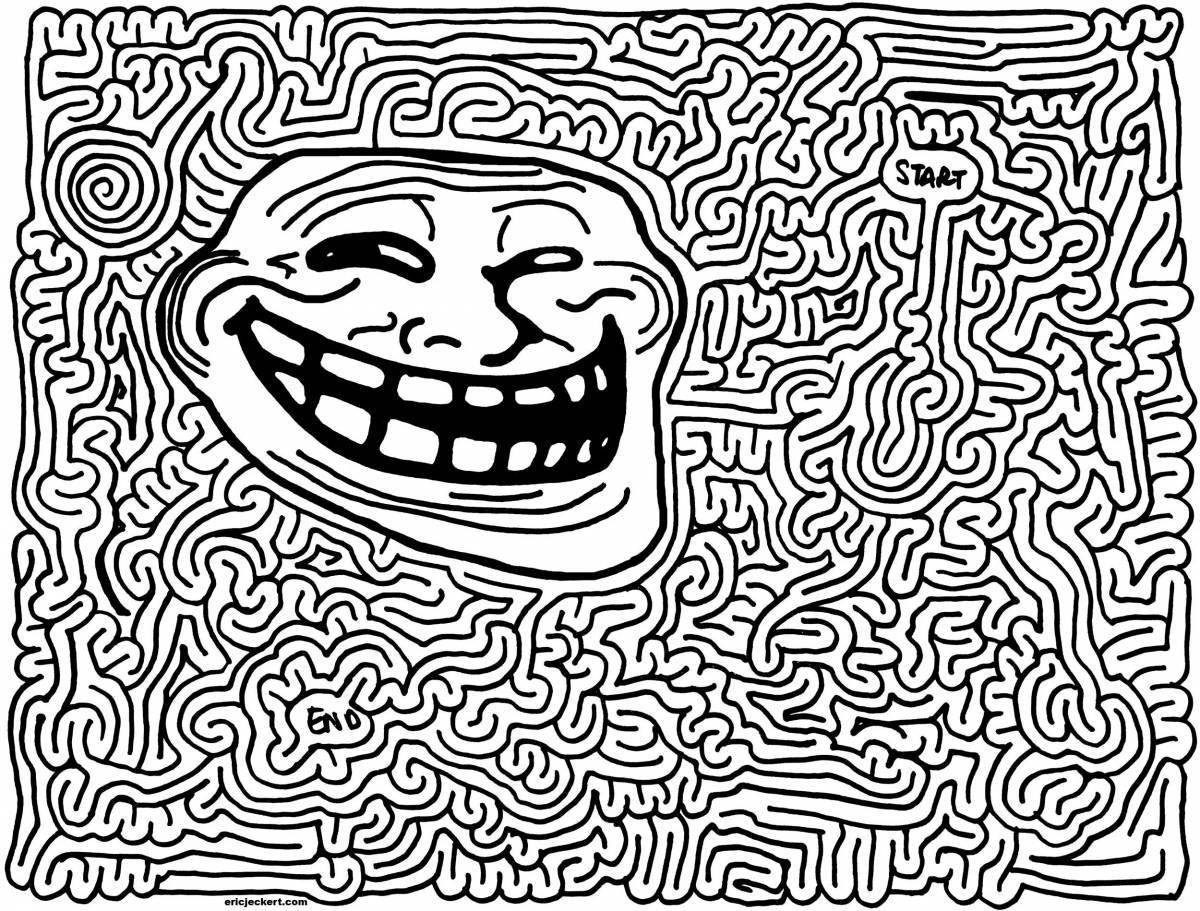 Effective meme coloring pages 2022