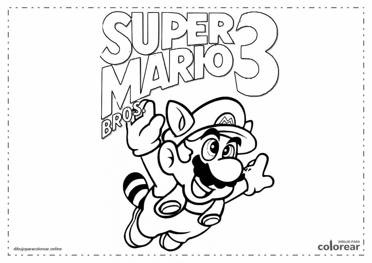 Exciting mario odyssey coloring book