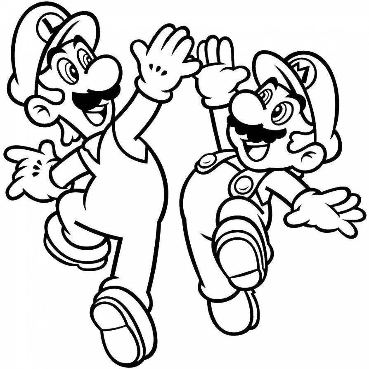Coloring live mario odyssey