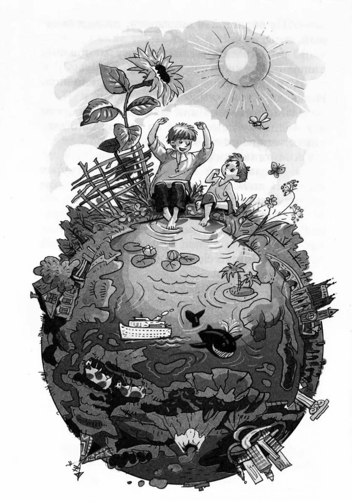 Раскраска Великие путешественники #5