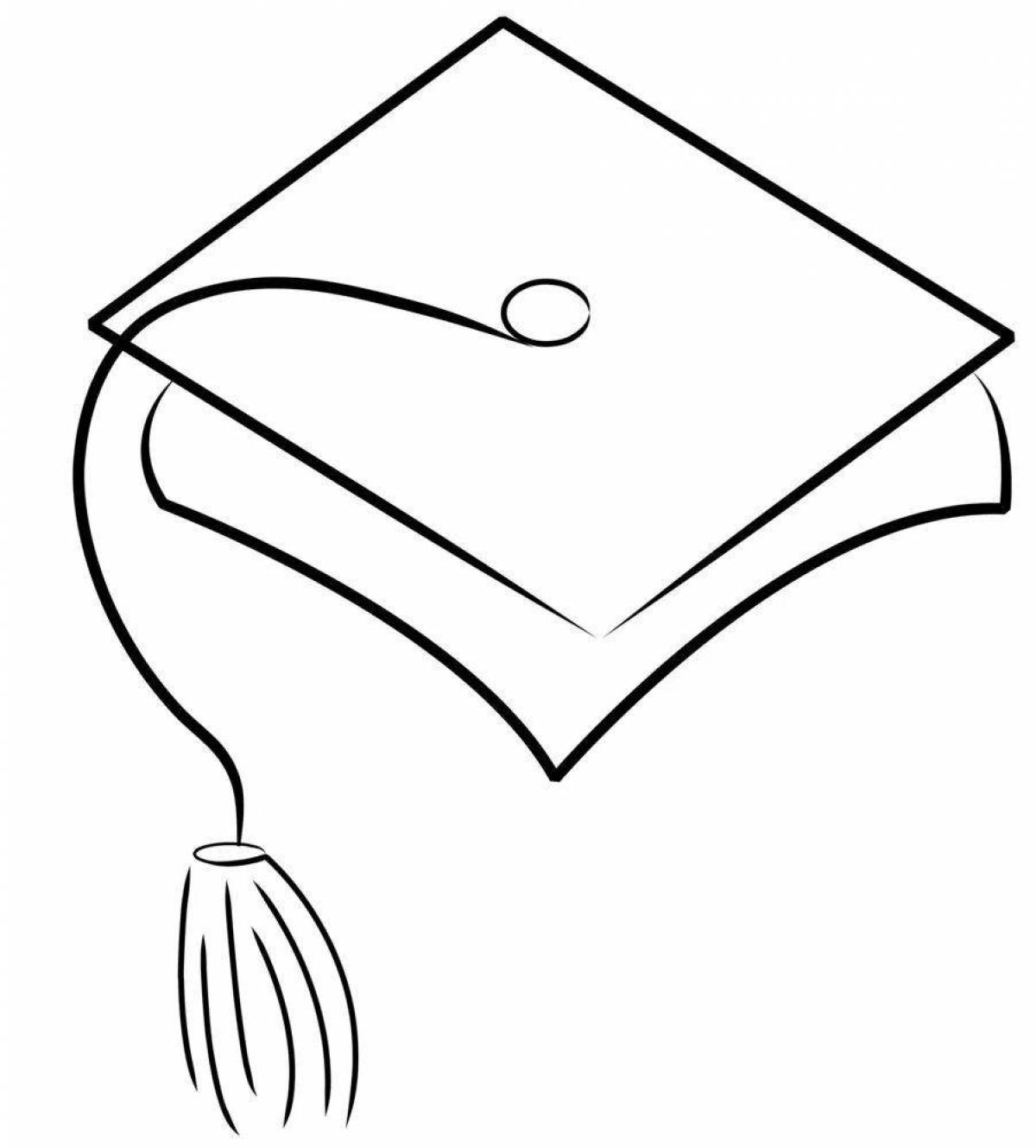 Как нарисовать шапочку выпускника