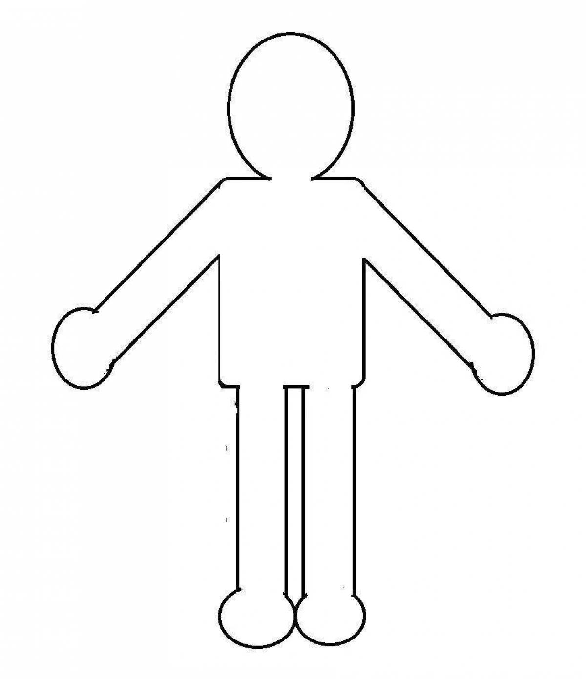 Схематичное изображение человечка
