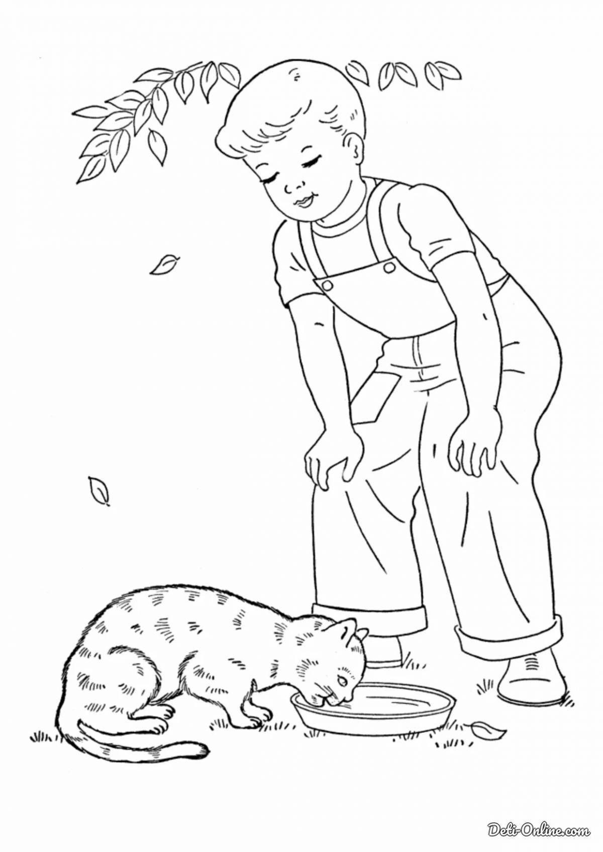 Live care coloring page