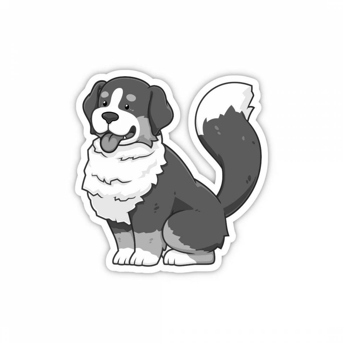 Bernese mountain dog protective page