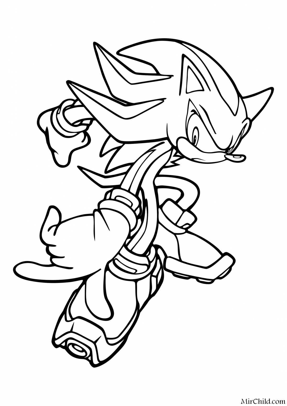 Great darkspine sonic coloring book