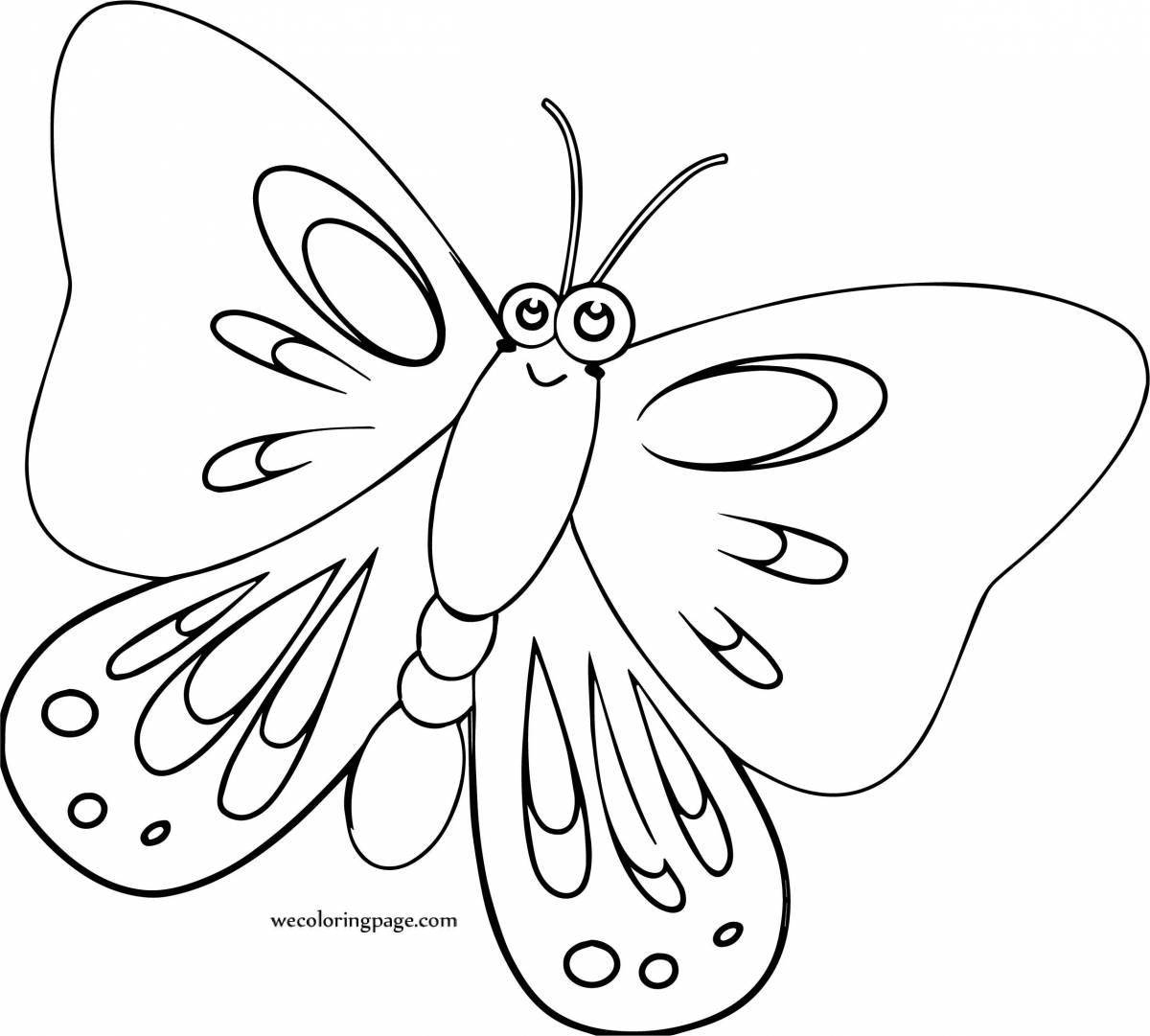 Apollo butterfly shining coloring book