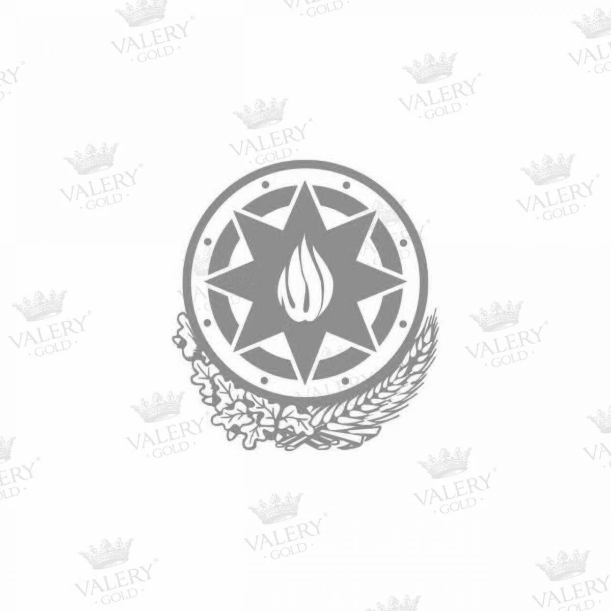 Величественный герб азербайджана