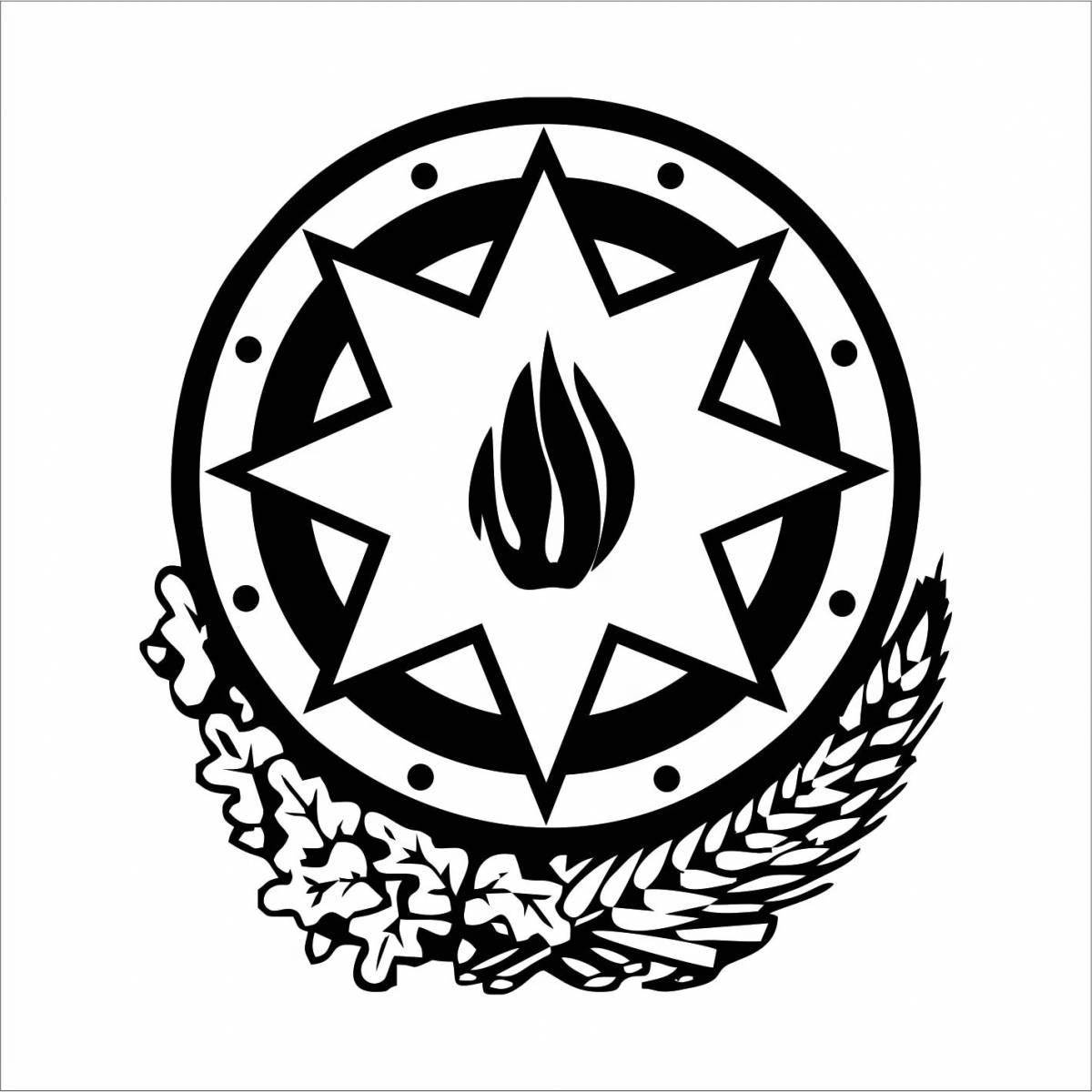 Роскошный герб азербайджана