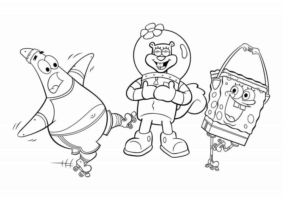 Photo Coloring live sand chickens