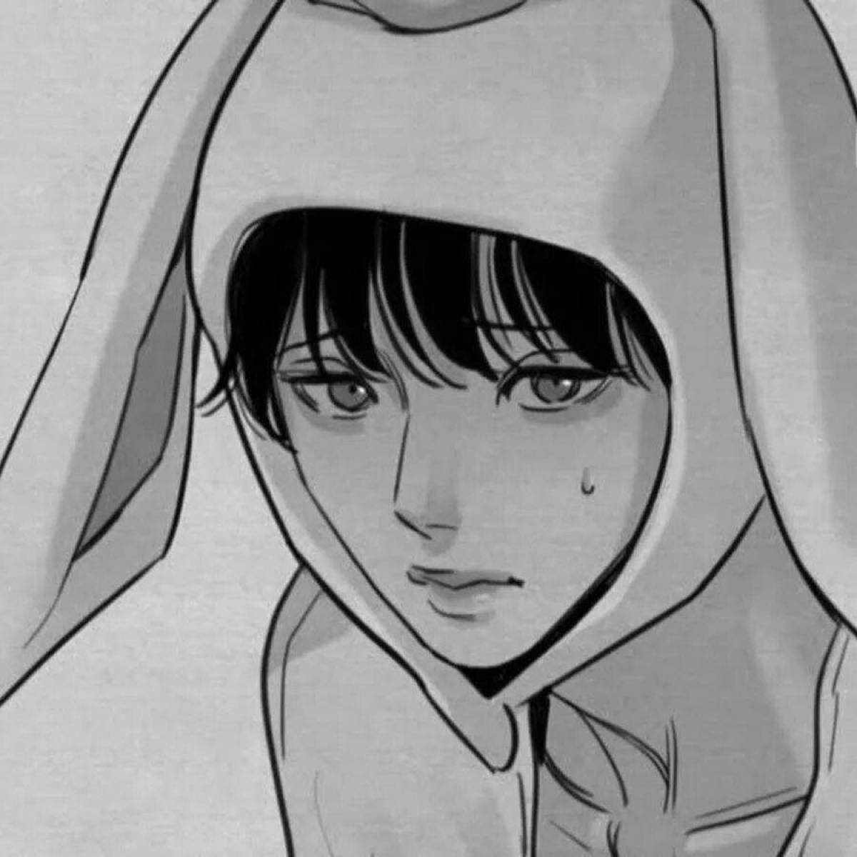 Photo Night Exploration Serene Coloring Page