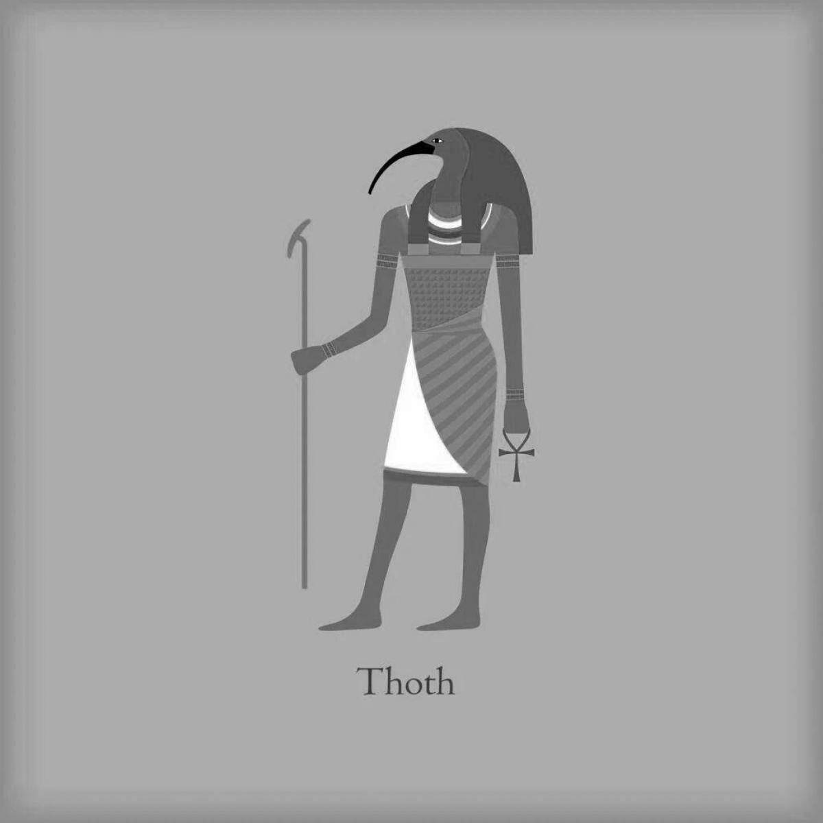 Coloring page gorgeous god