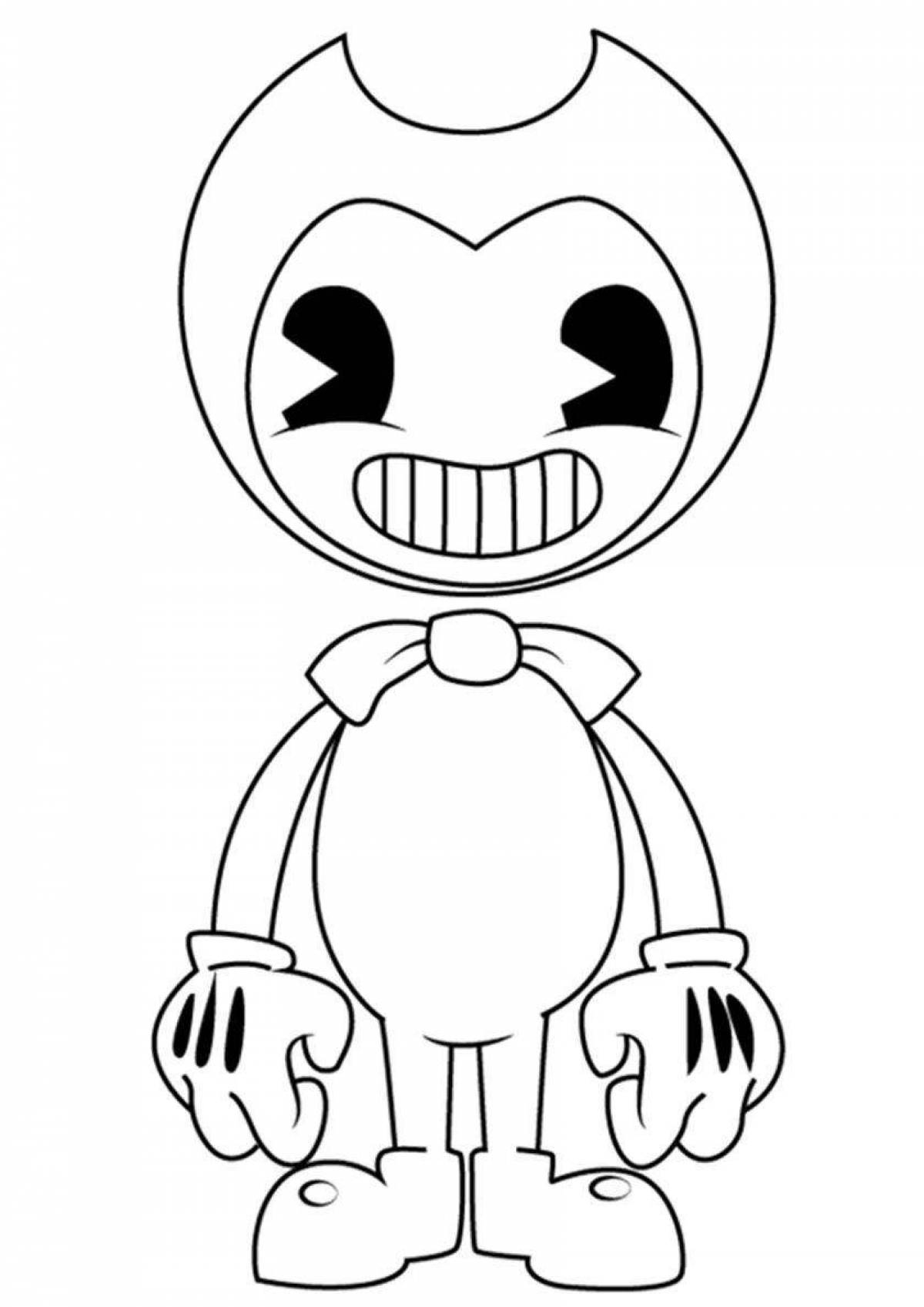 Coloring shining bendy