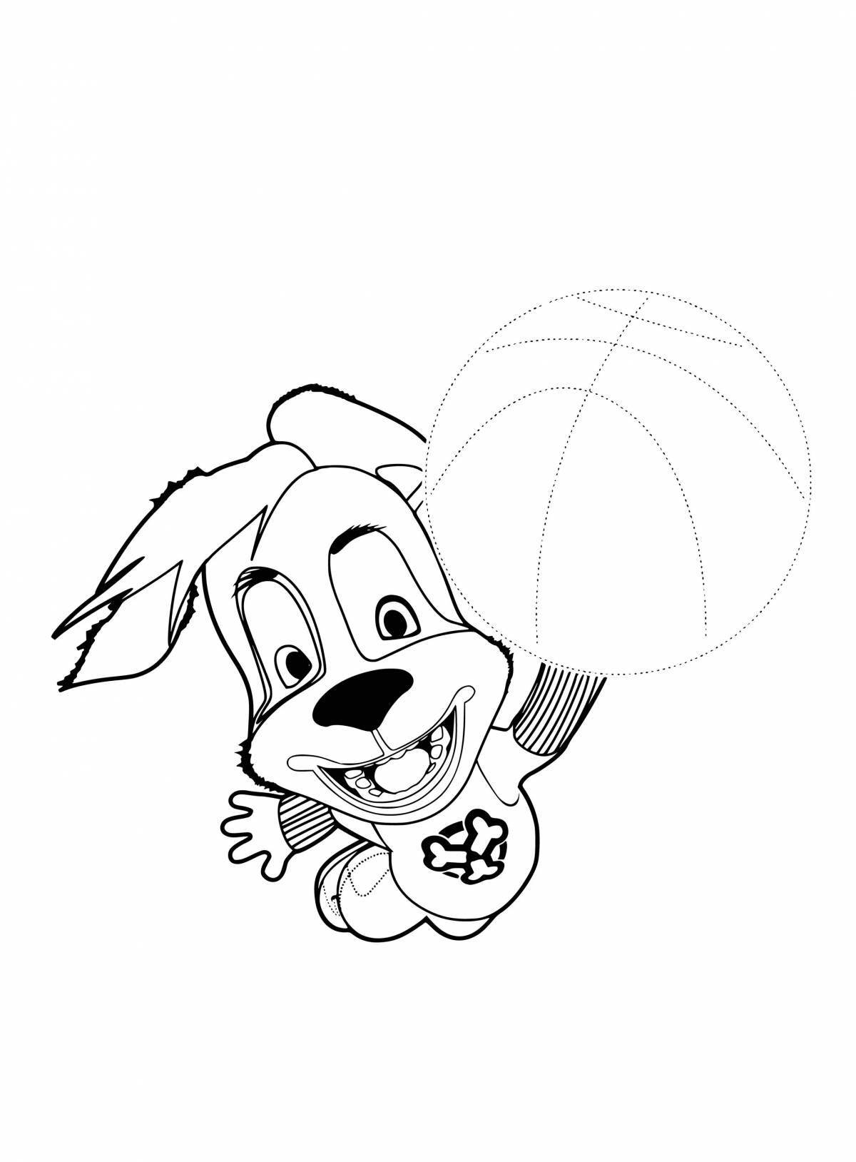 Color-frenzy coloring page buddy barboskin