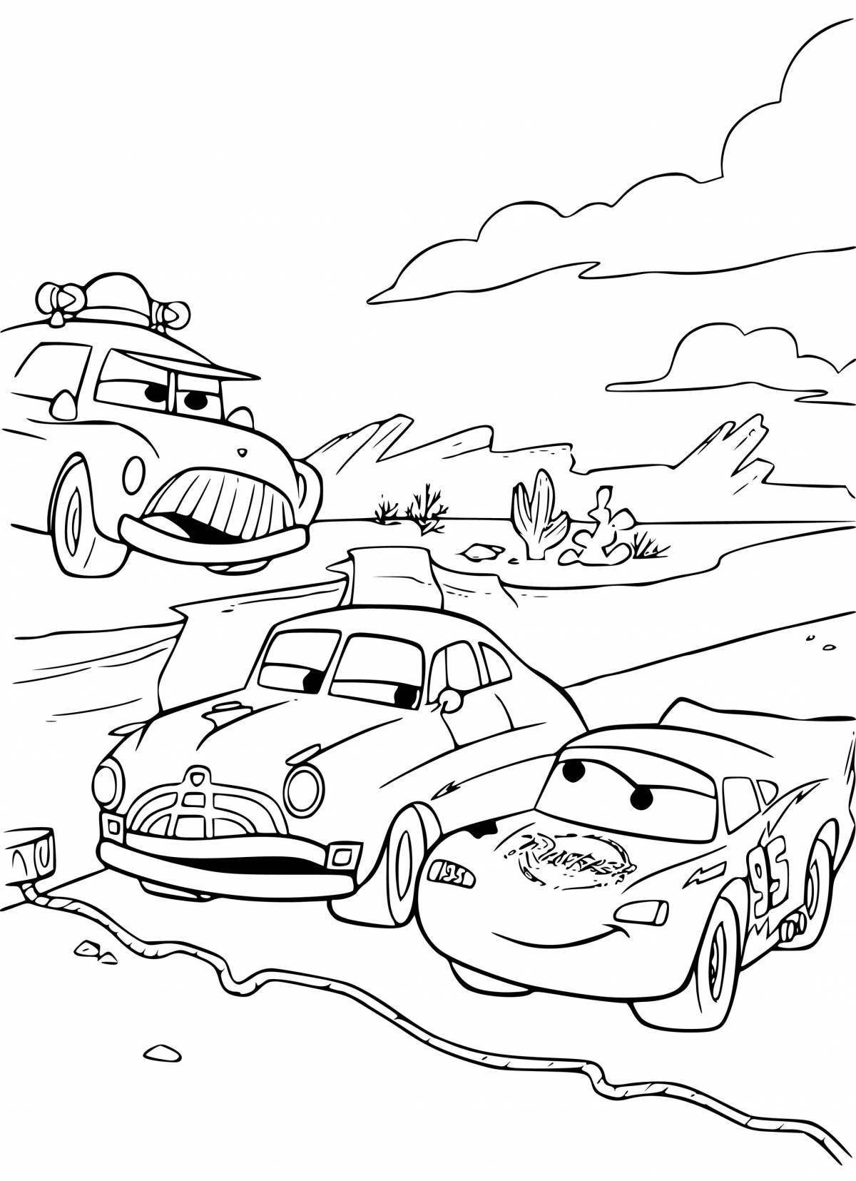 Color car coloring game
