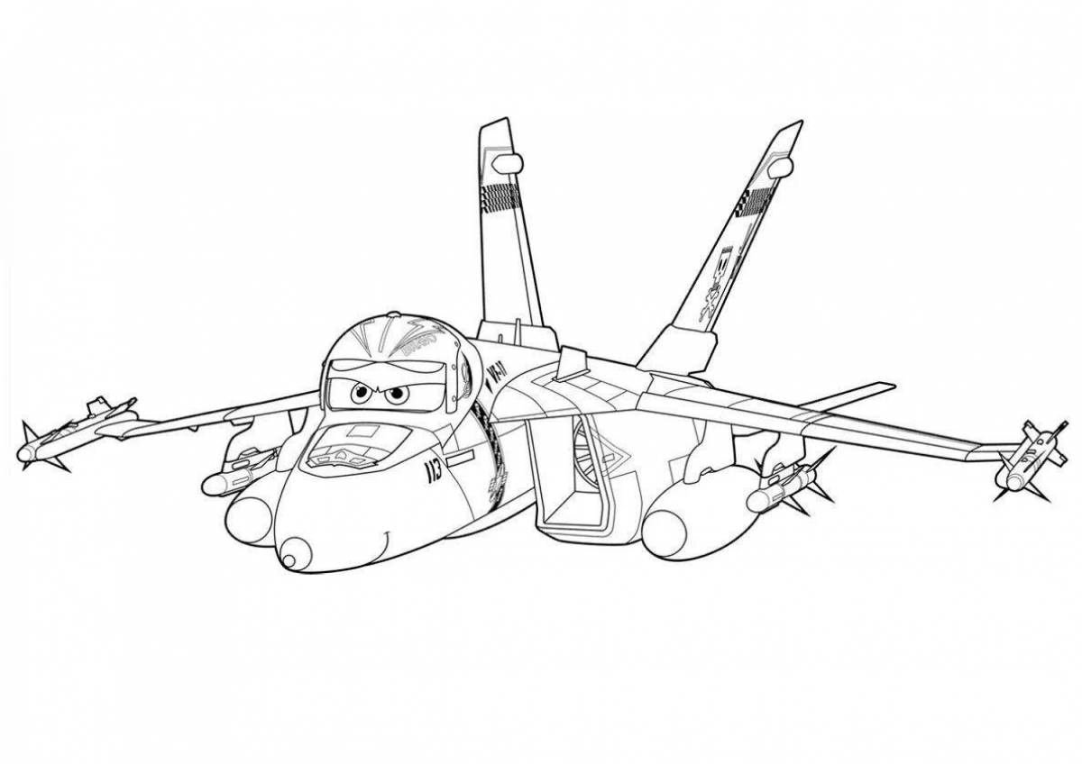 War thunder coloring page