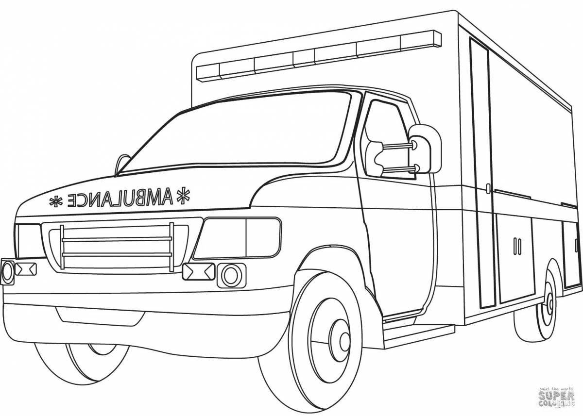 Dynamic Emergency Service coloring page